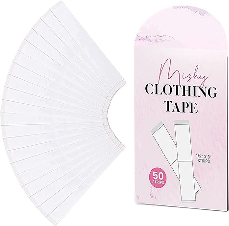 mishy clothing tape pink and white